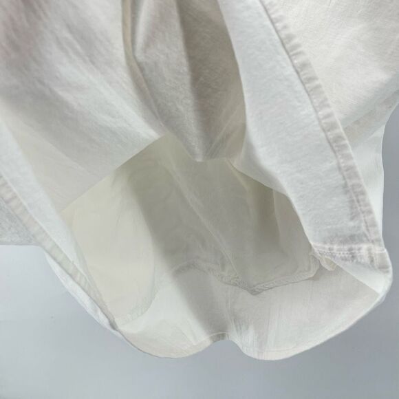 JB By Julie Brown Womens Embroidered tunic Dress Sleeveless Lined Cream Gold 6 - Picture 7 of 12